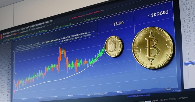 歐洲貨幣符號與金融圖表的搭配