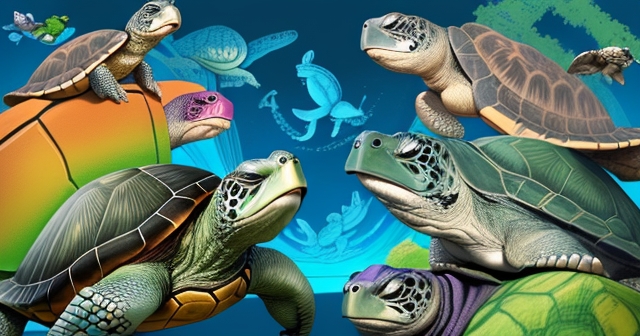 海龜正在學習投資策略的插圖
