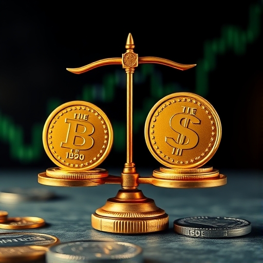 象徵投資者分析市場趨勢的圖像