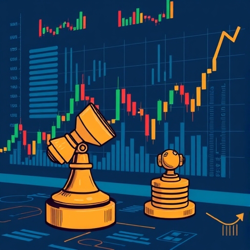 超短線交易者正在專注於金融市場的圖像