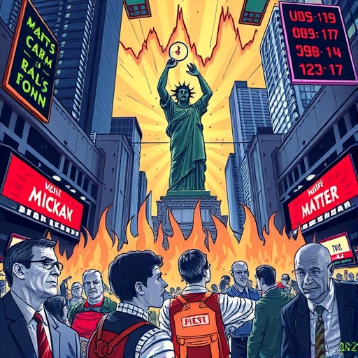 投資者在恐慌中反應