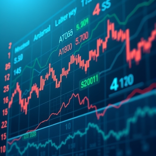 呈現複雜金融圖表與數據的分析介面