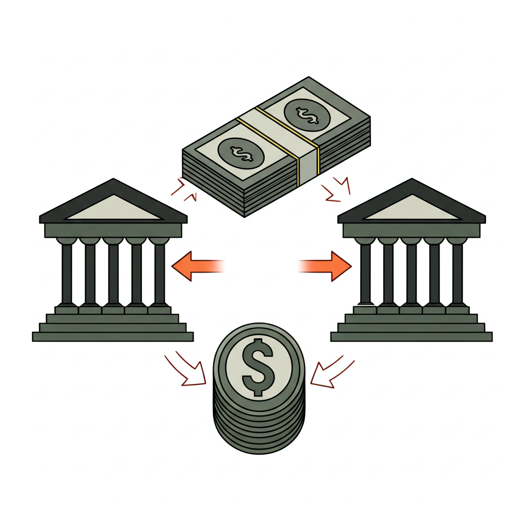 商業銀行貼現與重貼現流程圖