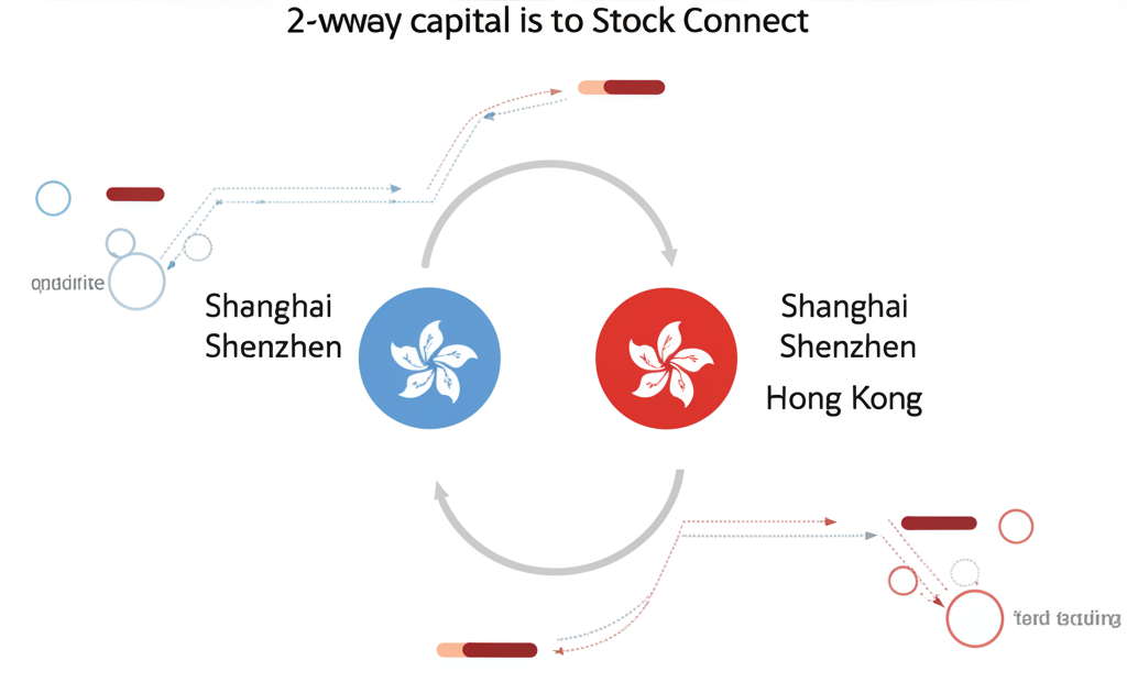 滬深港通雙向資金流動圖示,包含每日額度限制