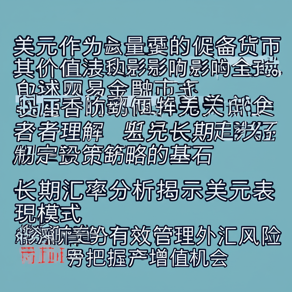 美元作為全球儲備貨幣的價值波動影響投資策略的插圖