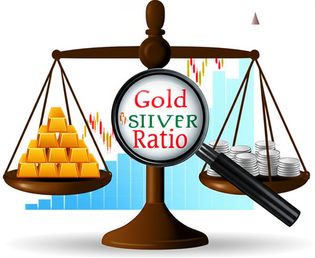 金銀比平衡秤示意圖,黃金與白銀價格關係的市場數據背景