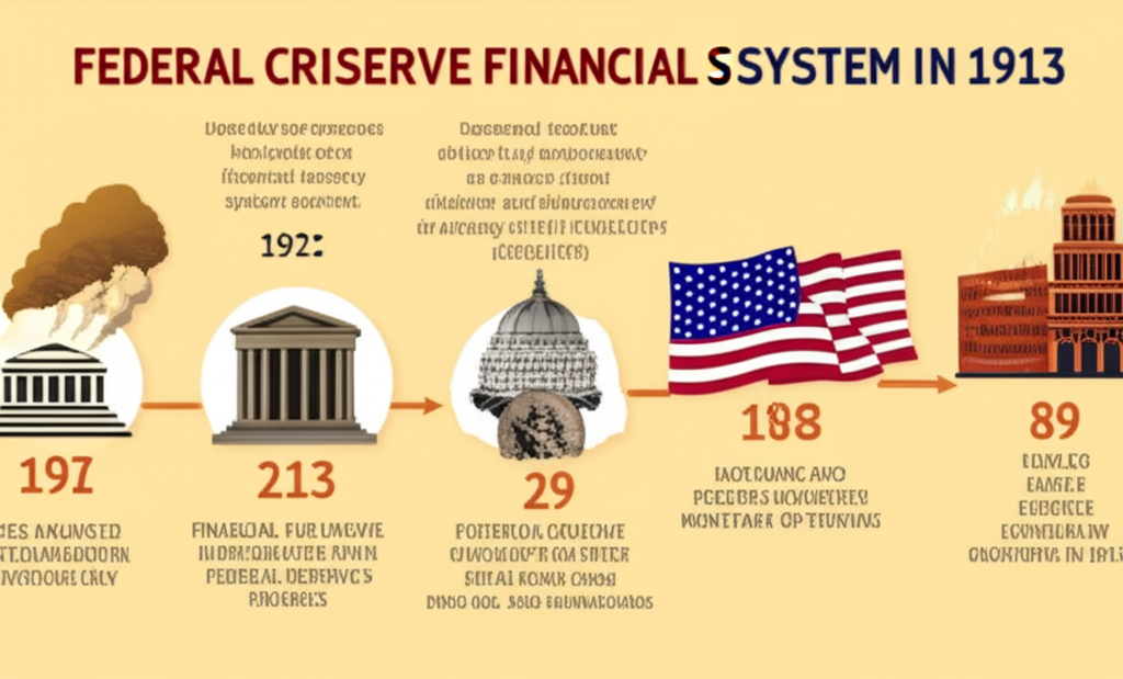 金融危機時間線導致聯準會1913年成立的插圖
