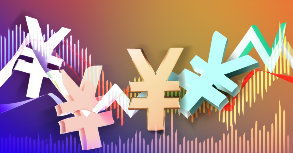 日幣貨幣符號與全球經濟圖表交織,象徵三十年匯率波動對旅遊與投資決策的影響