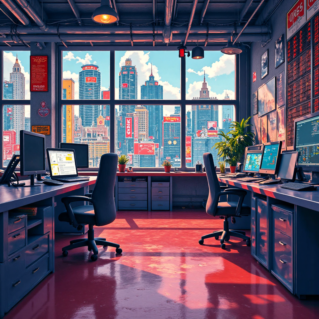 外匯交易市場的像素藝術插圖，描繪全球貨幣動態與交易活力