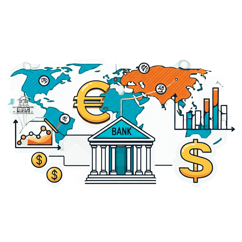 影響歐元匯率的關鍵因素圖示